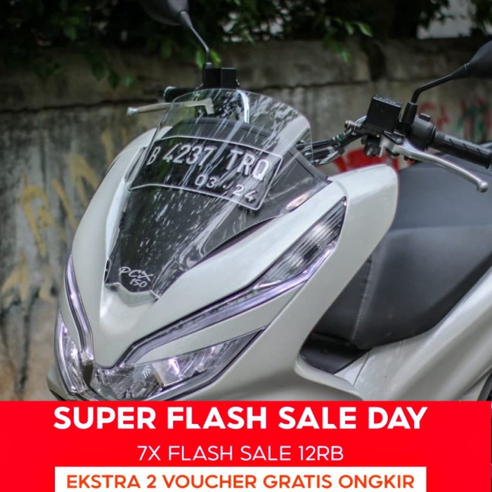 VISOR PCX 150 NEW WINDSHIELD PCX CBU PCX 15O THAILAND VISOR PCX LOKAL body mika kaca speedometer