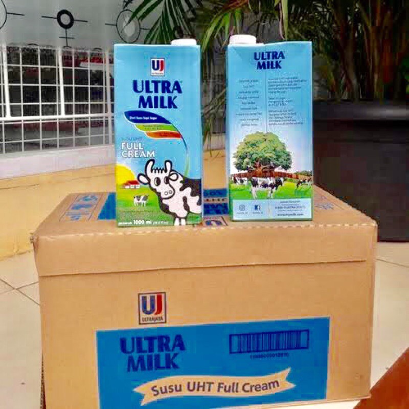 Jual Susu Uht Ultra Full Cream 1 Liter Shopee Indonesia 6008