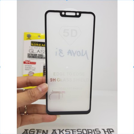 KOREAN Tempered Glass FULL LEM Huawei Nova 3i Huawei P Smart Plus 6.3 inchi FULL SCREEN Guard