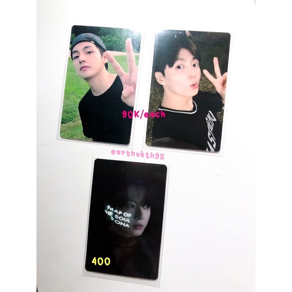 PHOTOCARDS JUNGKOOK MOTS HOLO/ITS JK/ITS TAE
