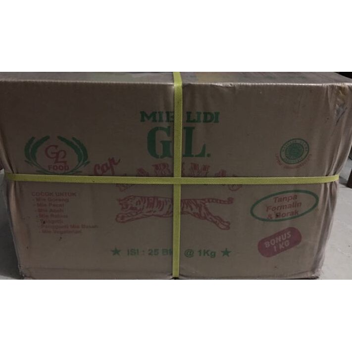 

1 DUS (25KG) MIE LIDI MEDAN (MIE GOMAK)