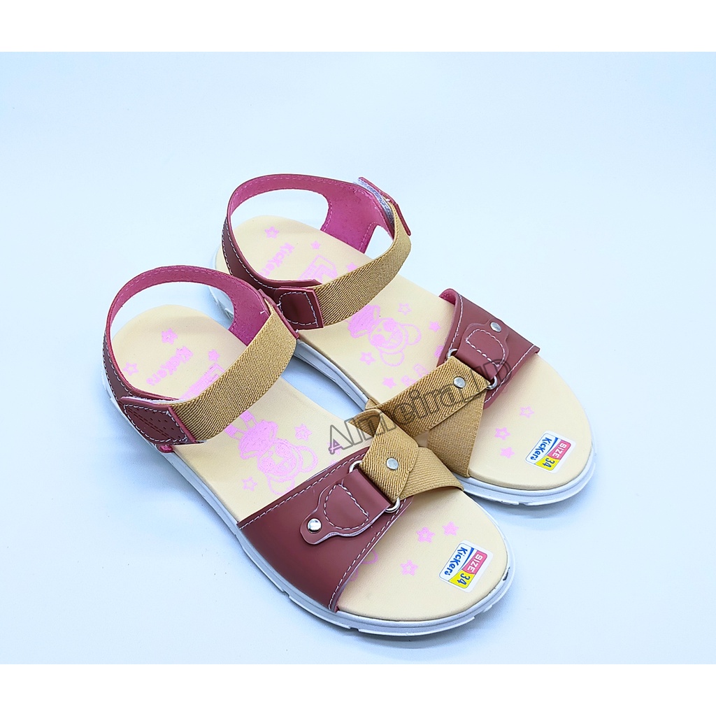 Sandal Anak Perempuan Slip On Kickers Karakter Terbaru | Sandal Anak Cantik &amp; Simpel | Sandal Anak Berkualitas