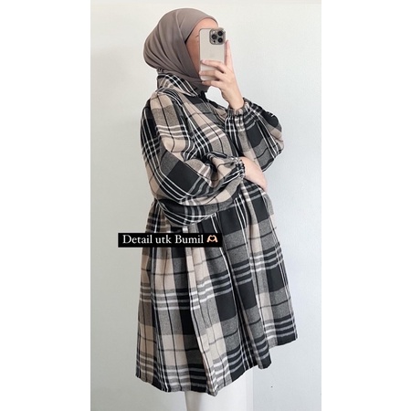 Bymeldev Babydoll Flanel Tunik