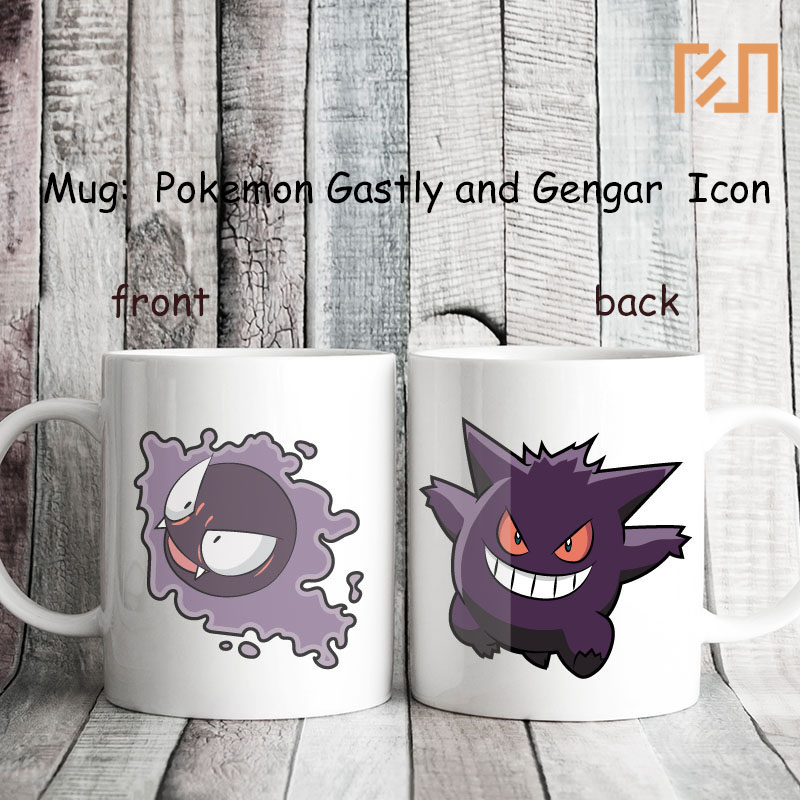 Mug Pokemon Gastly and Gengar Icon