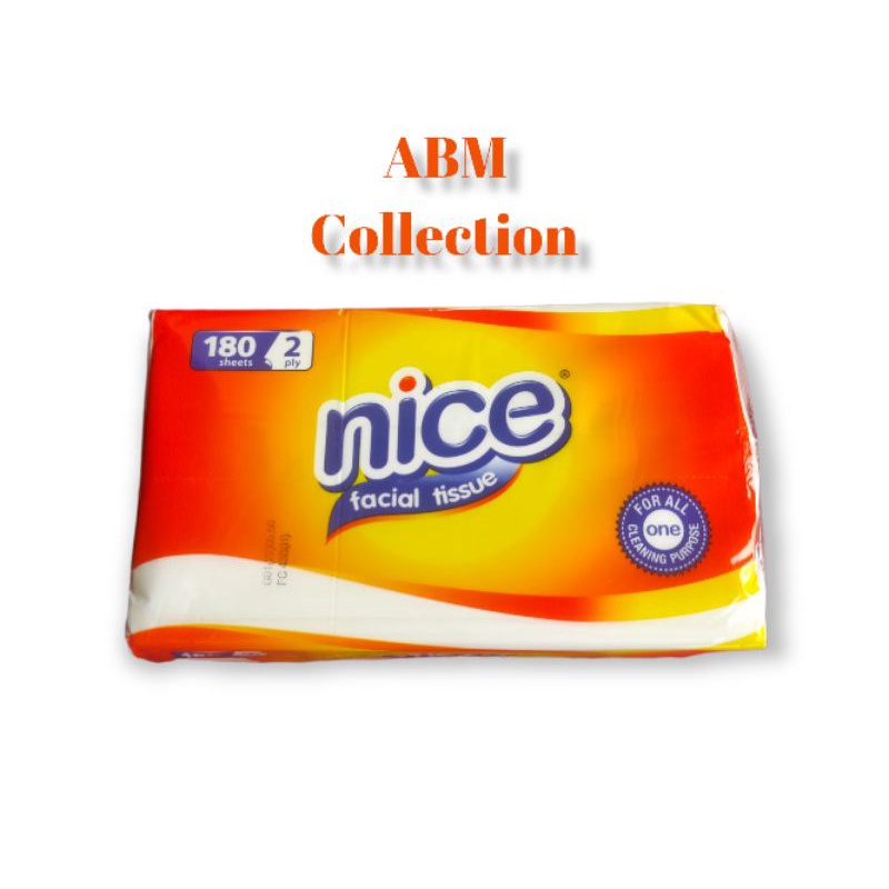 Tisu Nice 180 Sheets 2ply Facial Tissue ( Promo Ramadhan )