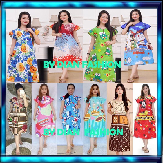  BAJU  TIDUR  WANITA DASTER KARAKTER ORIGINAL DIAN05 