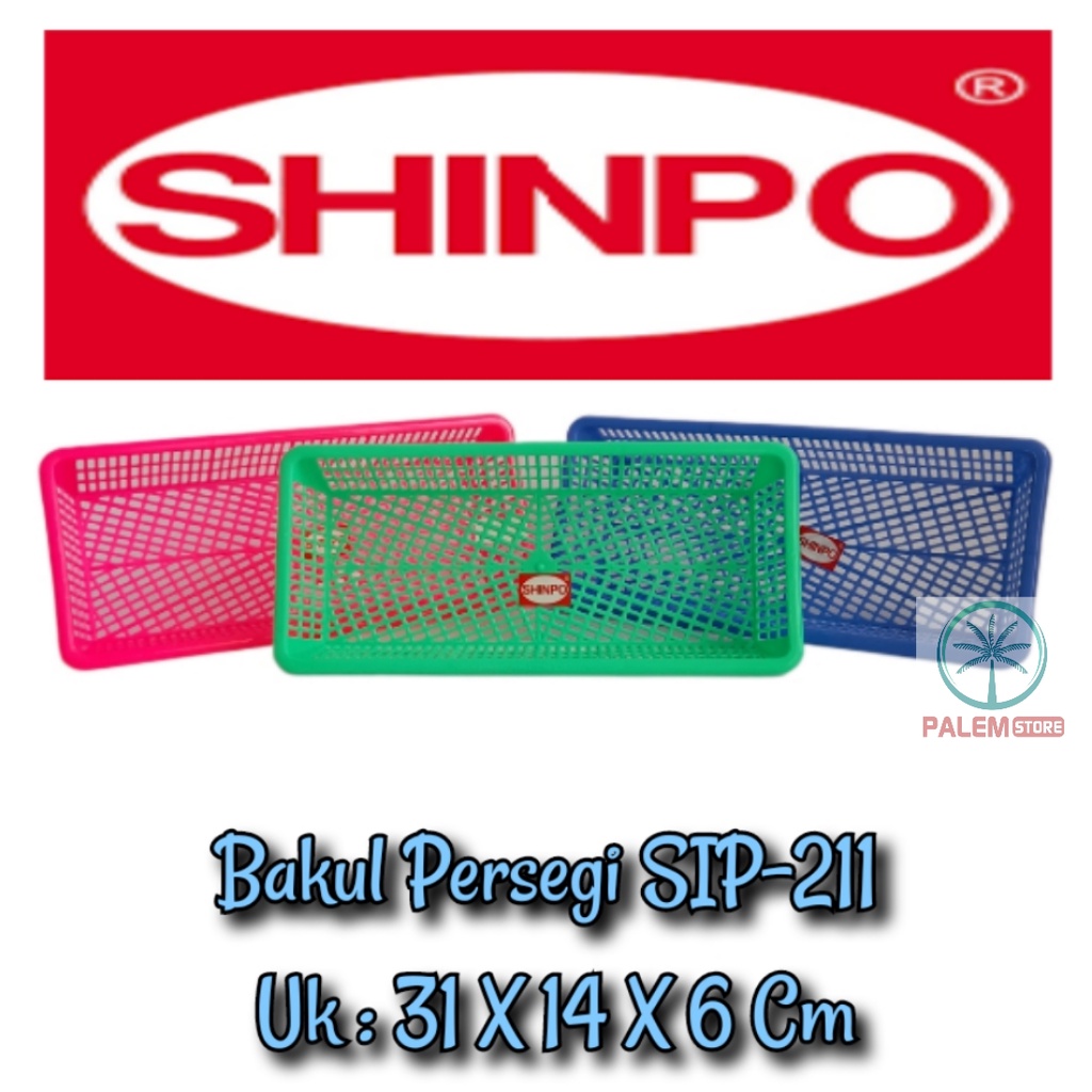 Keranjang Shinpo SIP-255 | Bakul Segi Wadah Parcel SIP-821-S / M | Kontainer Dokumen SIP-211