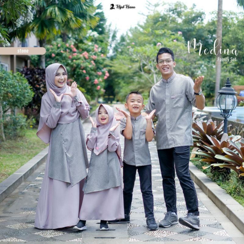 Open PO Medina set Family by hasna_hijabku