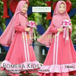  SUPER SALE Romera kids gamis  anak perempuan baju  