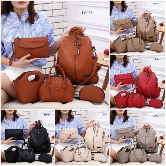 Tas set 5 in 1 Import Semi Premium Quality