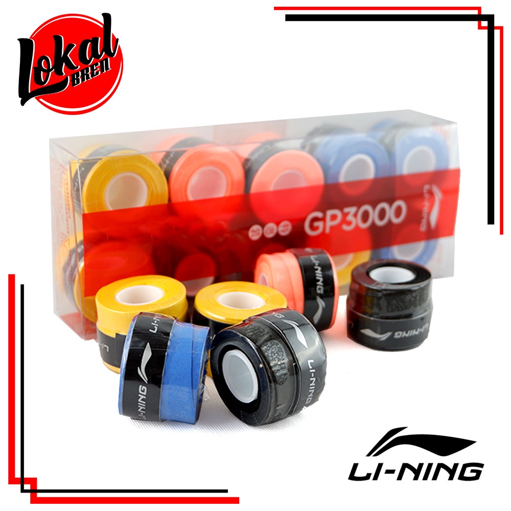 Grip Raket/Grip Badminton/Pegangan Raket/Grip Lining GP 3000
