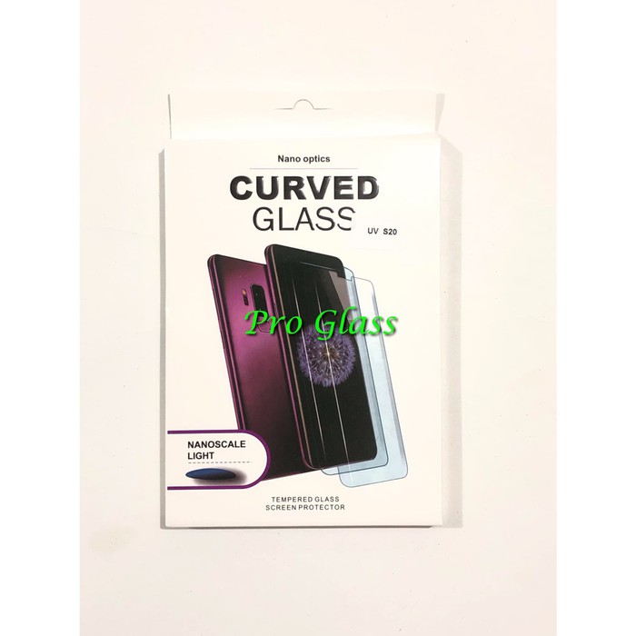 SAMSUNG S20 / S20 PLUS / S20 ULTRA UV NANO OPTICS LIQUID TEMPERED GLASS - FULL COVER