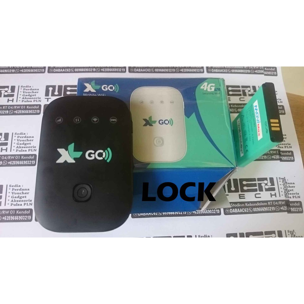 XL Go Movimax MV003 LOCK XL - Mifi Modem Wifi 4G (Tanpa Kartu Perdana)