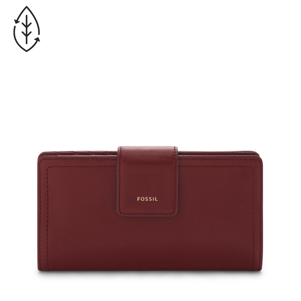 Fossil Logan RFID Small Bifold Multi Wine - SL6539-609