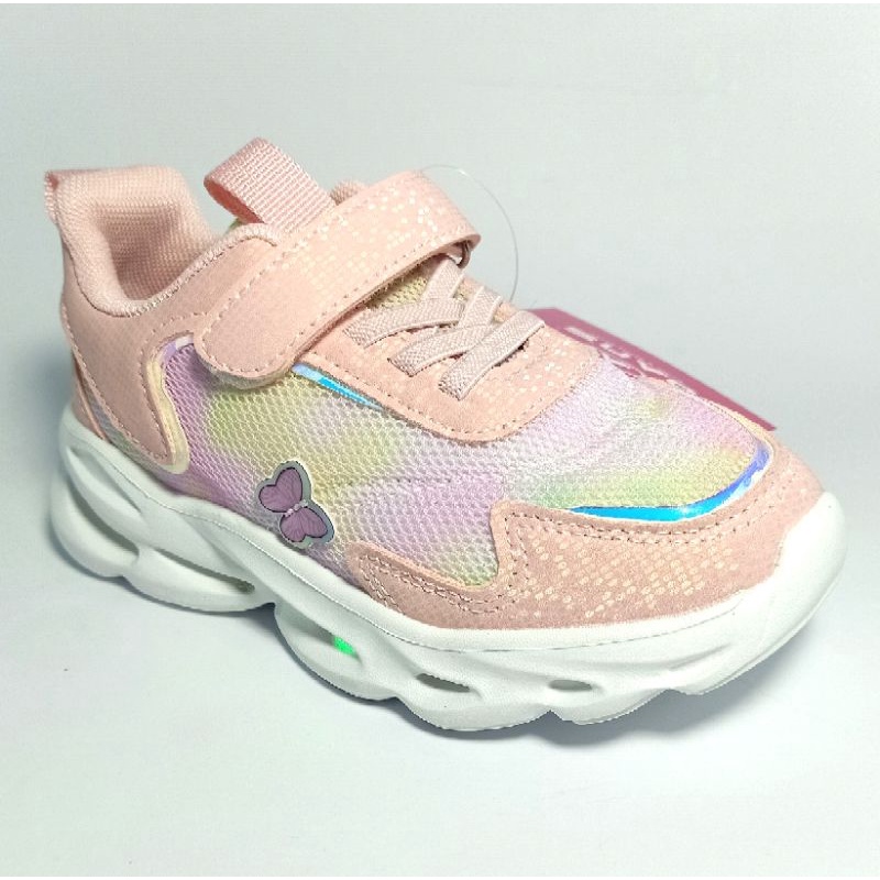 LED Terbaru Sepatu Anak Dans -Lila (Rose) (TK)-3