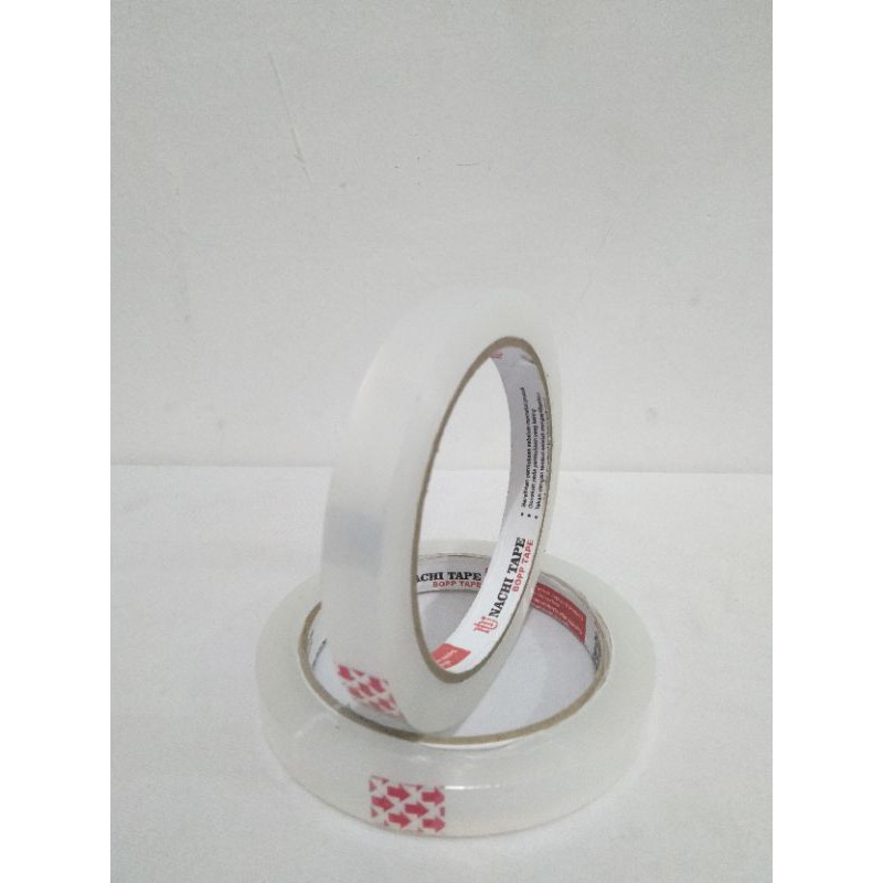 Lakban Plakban Isolasi Nachi OPP Packing Tape 0.5 inch 12mm 72yard Bening Asli Termurah