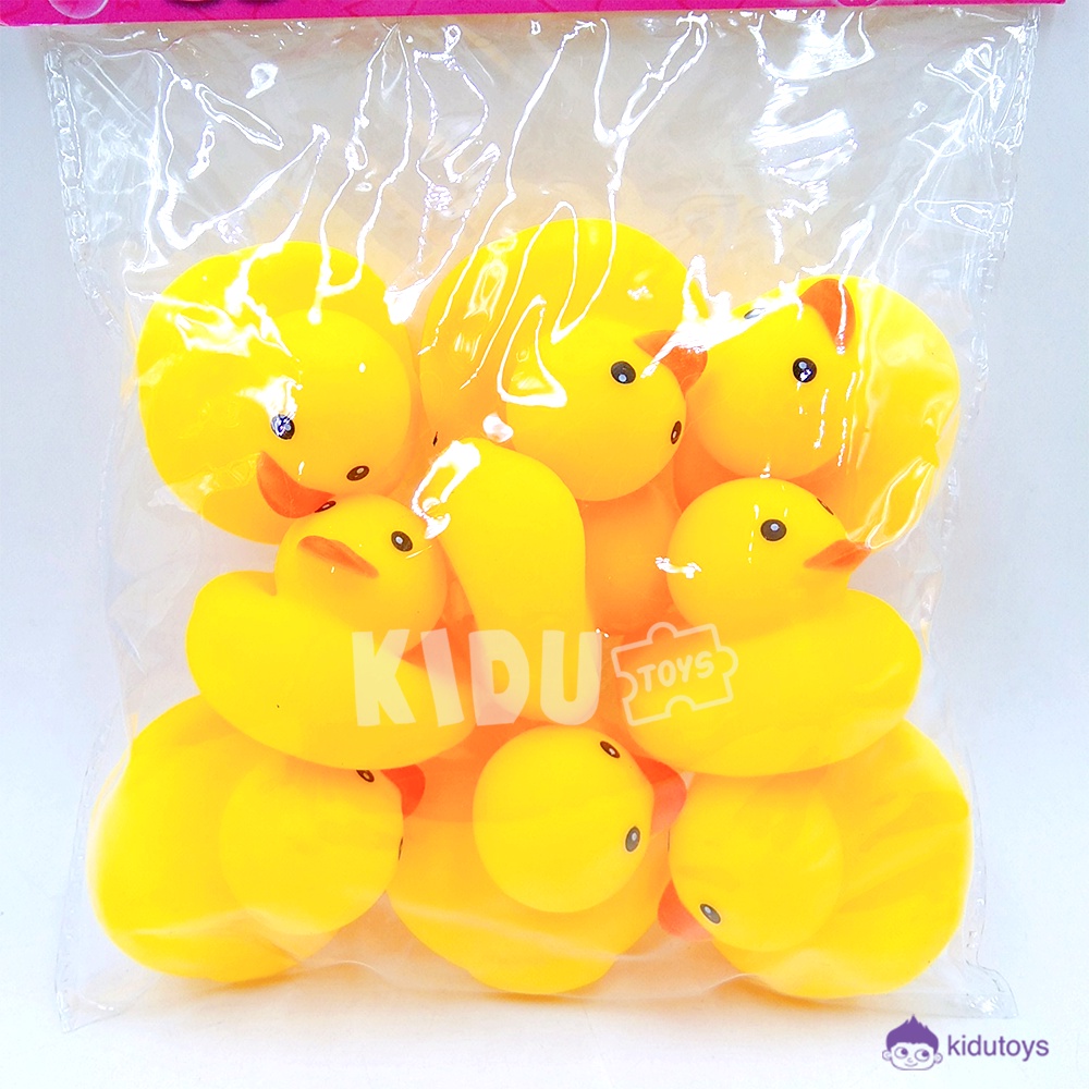 Mainan Anak Bebek Karet Mandi Anak Bebek Vinyl Rubber Duck Ada Bunyi Baby Bath Duck Toys Kidu Toys