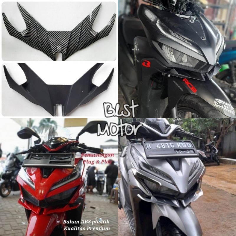 WINGLET CARBON VARIO 125 / 150 NEW PLASTIK ABS WINGLET CARBON DAN POLOS