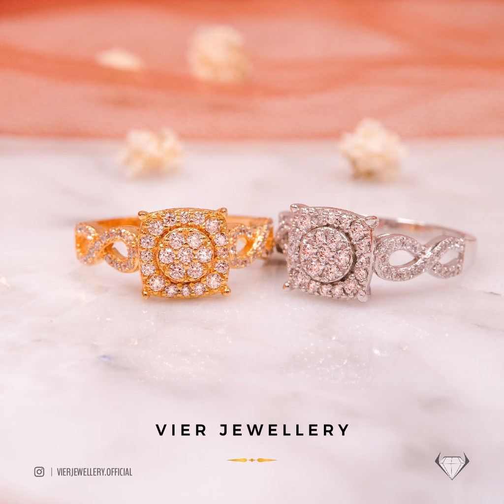 Vier Jewellery Wynn Edition Ring 4248 , cincin replika berlian crystal zirconia