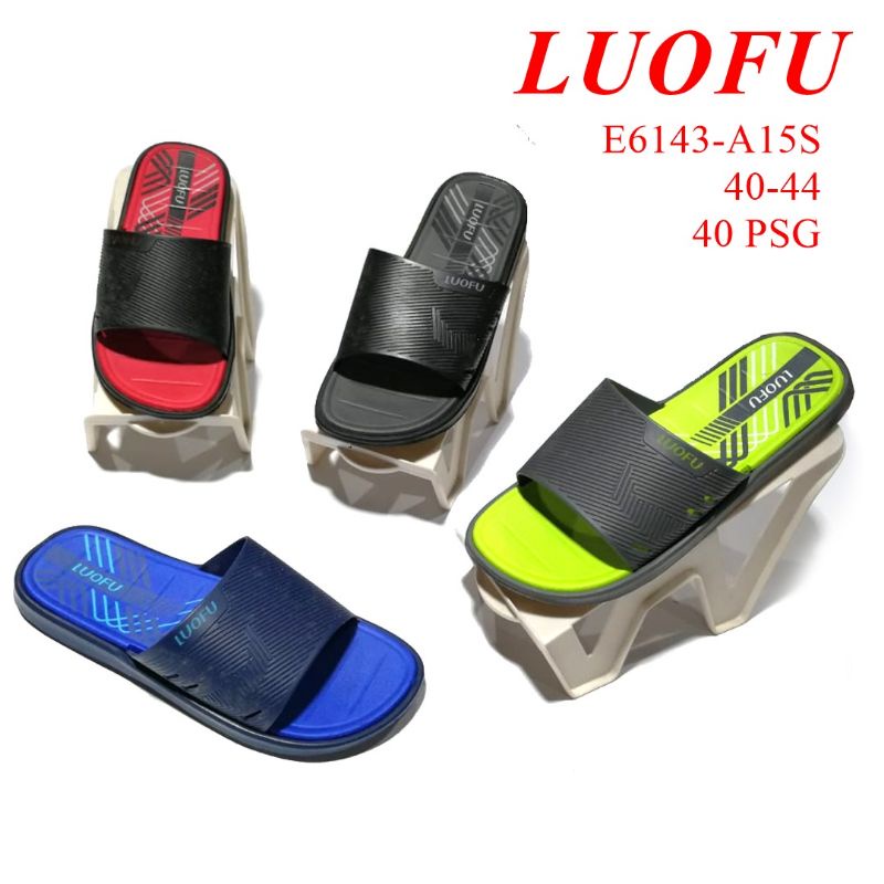 sandal slop loufu original/sandal slop cowok loufu
