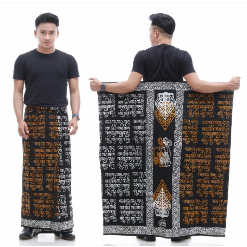 Sarung Batik Aksara Jawa
