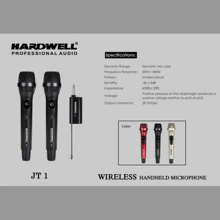 Mic Wireless Hardwell JT 1 Handled ORIGINAL Product