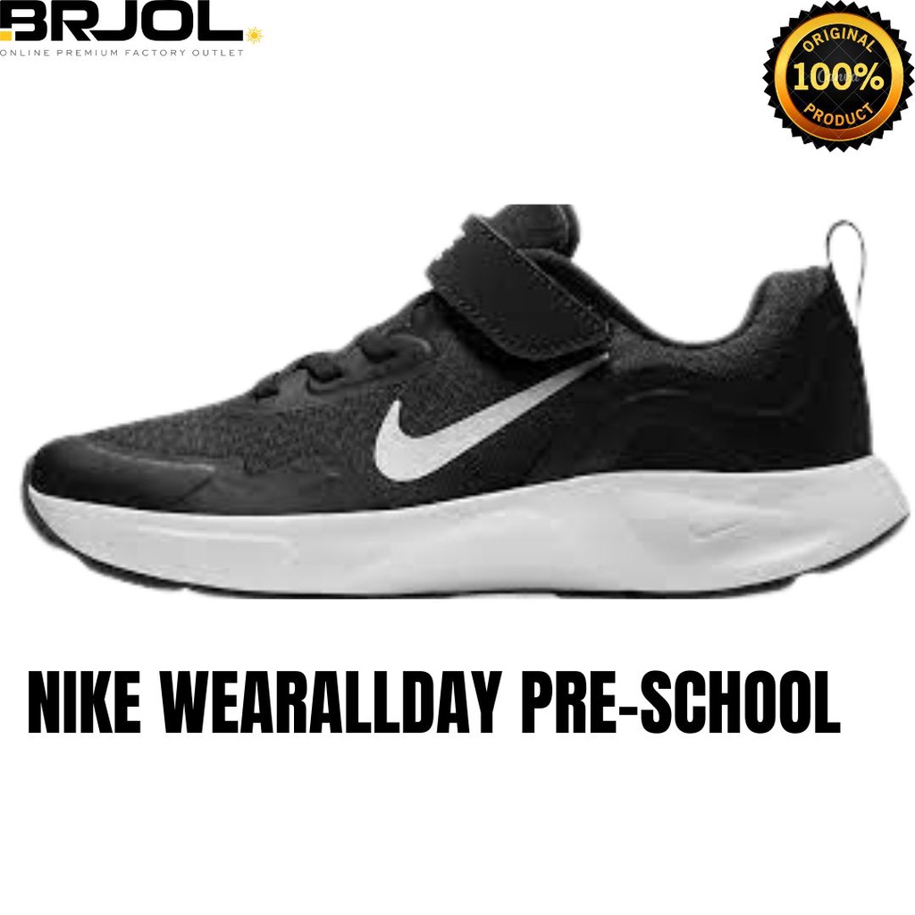 SEPATU SNEAKER ANAK ORIGINAL NIKE WEARALLDAY CJ3817002 PRESCHOOL RUN BOY