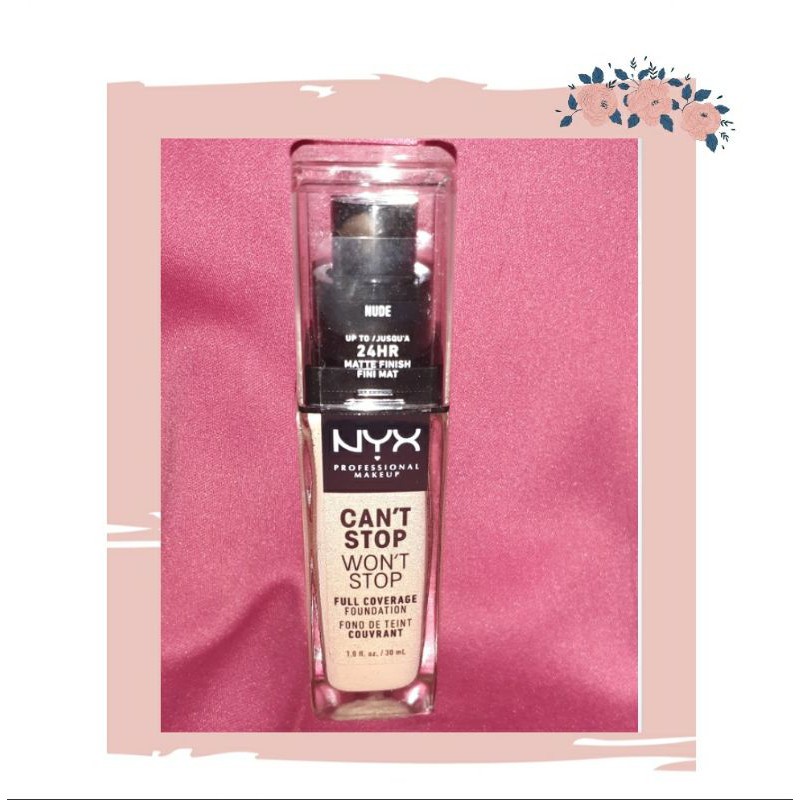 NYX Liquid Matte Foundation Shade NUDE