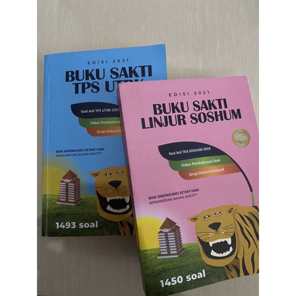 [PRELOVED]Buku Susu Macan: Buku Sakti TPS UTBK/Buku Sakti Linjur Soshum Edisi 2021