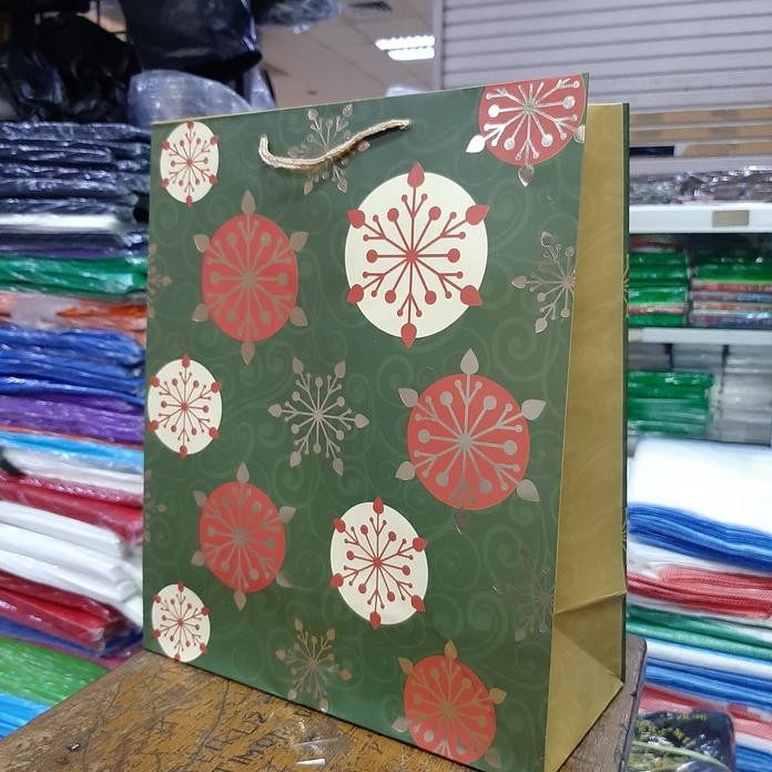 

(TERLARIS) PAPERBAG CHRISTMAS/TAS KERTAS NATAL UK 25X30