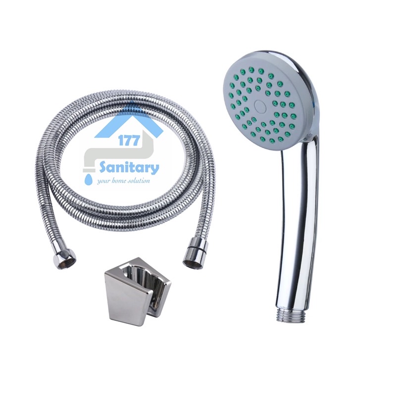 Handshower Set Murah Chrom 9903- Hand Shower Mumer Semprotan Mandi Spray Bathroom sower Sanitary177 /S29