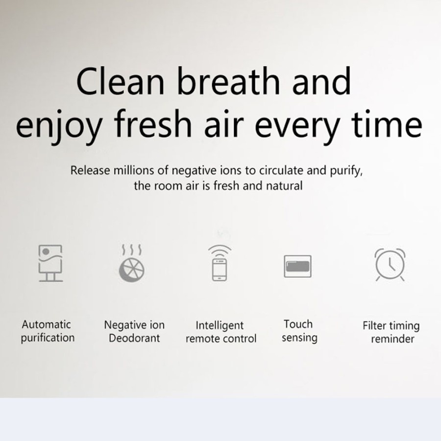 HABE Air Purifier V1 HEPA Filter Technology Penjernih Udara Ruangan Terbaik Ruangan Keluarga Anak Bayi