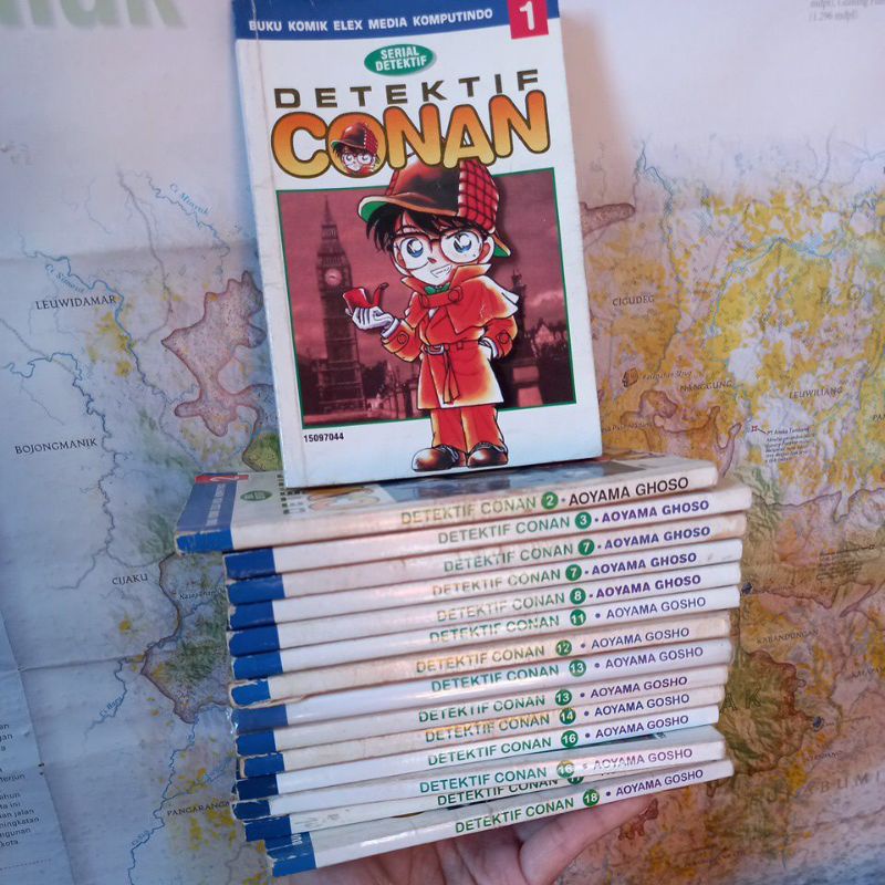 Detektif conan Cabutan by Aoyama Gosho / sampul lawas putih