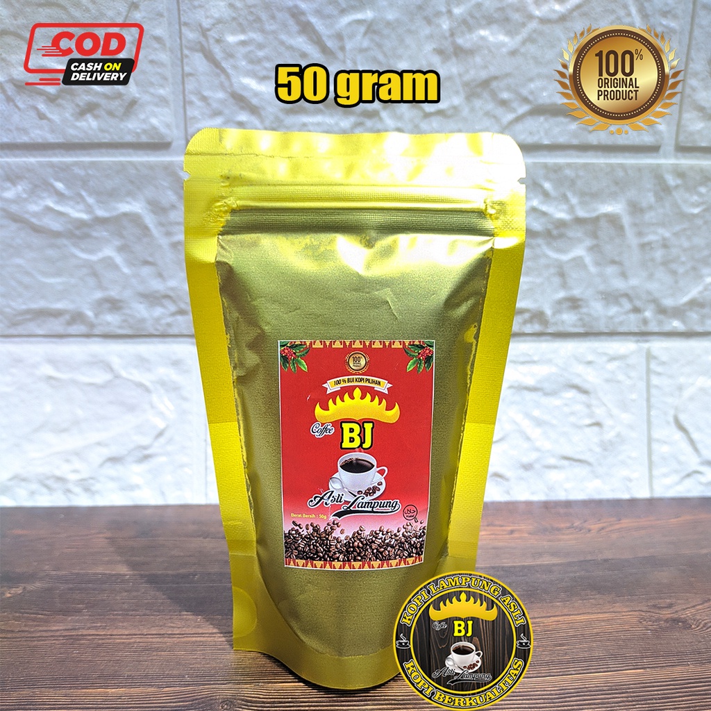 

Kopi Bubuk Robusta Asli Lampung 50G