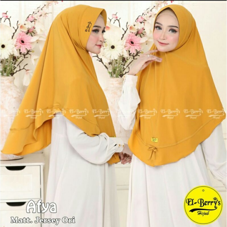 jilbab El berrys afya pita original