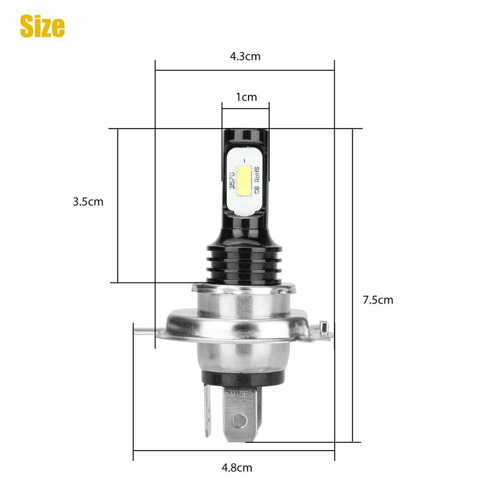 Populer Lampu Kabut Mobil Putih 2Pcs COB LED H4 DRL