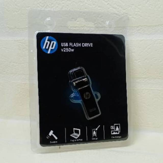 Flashdisk 32GB Merek HP - USB Flash Drive V250W