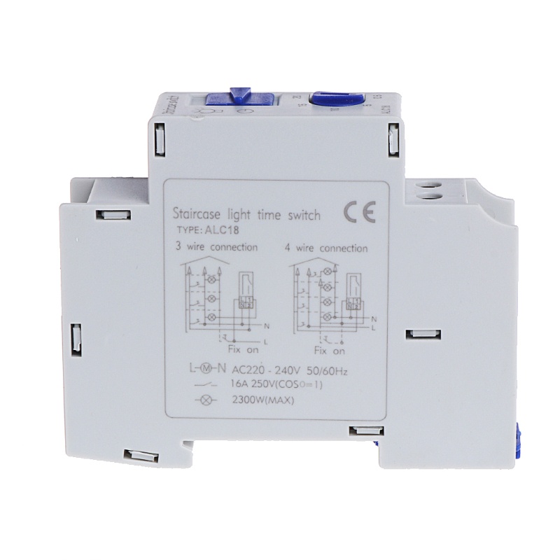 Btsg Switch Relay Elektronik 16A DIN Rail Stcase Untuk Koridor AF