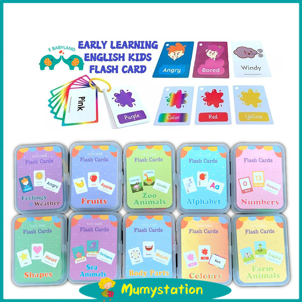 Mumystation Kartu pintar Balita / Flash Card Balita Murah/mainan edukasi anak