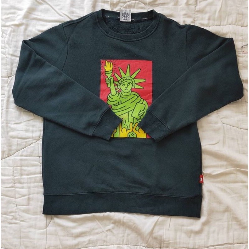 sweater crewneck keith haring liberty size m original unisex