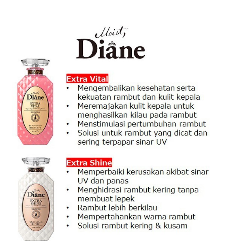 MOIST DIANE Shampoo &amp; Conditioner Treatment Perfect Beauty Extra Miracle You 450ml Pump