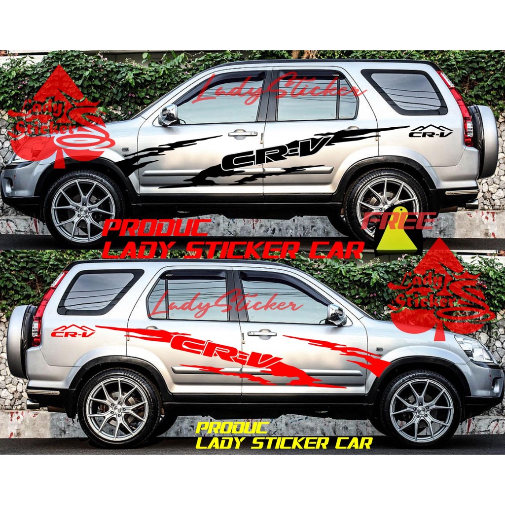 STICKER STIKER MOBIL HONDA CR-V ADVENTURE CUTTING STICKER STIKER MOBIL CR-V ADVENTURE
