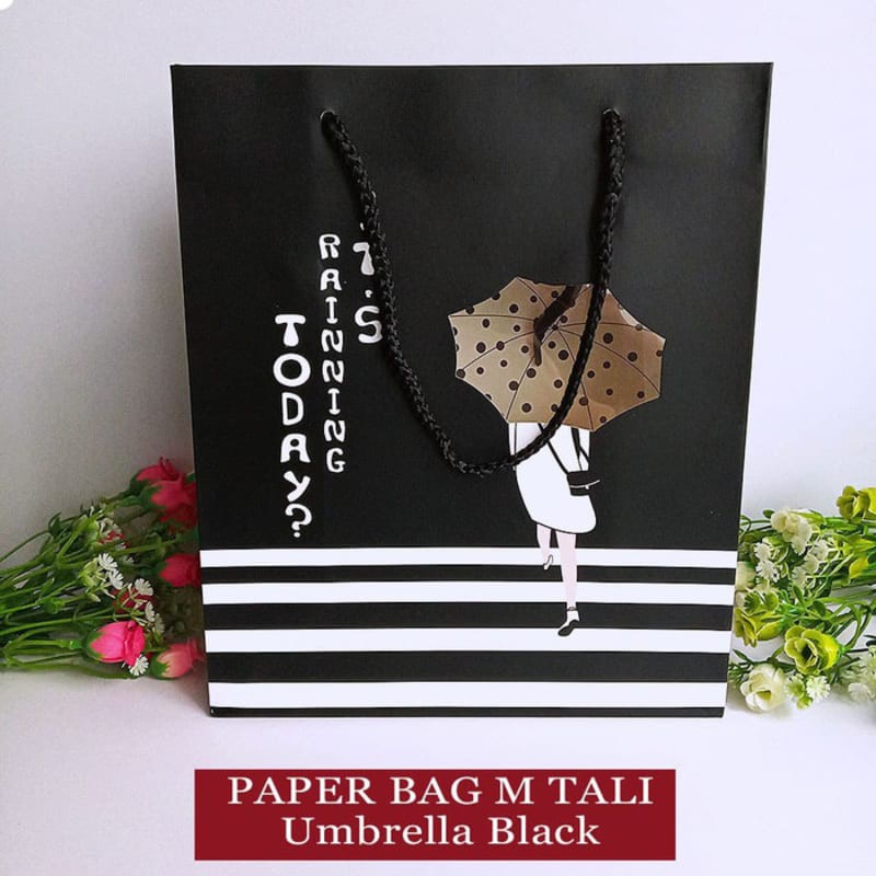 

Paper Bag Tali Motif / Tas Kertas Kado / Tas Ulang tahun - M GIRL