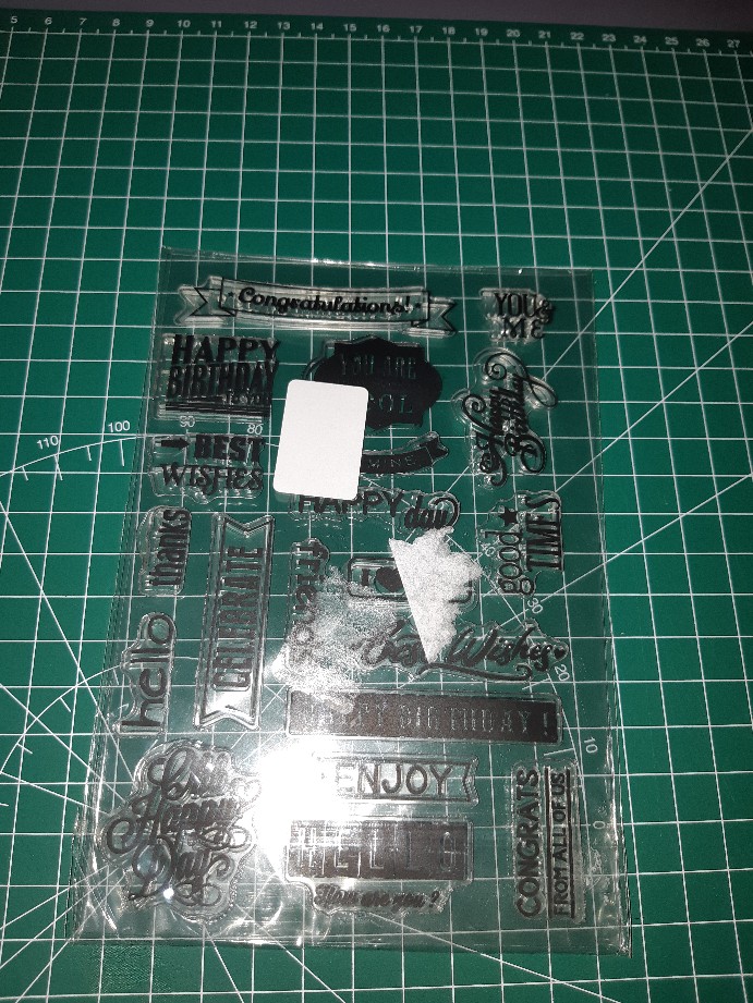 [deble] Silicone Transparent Clear Stamp Seal Diy Happy Birthday Scrapbooking Decor