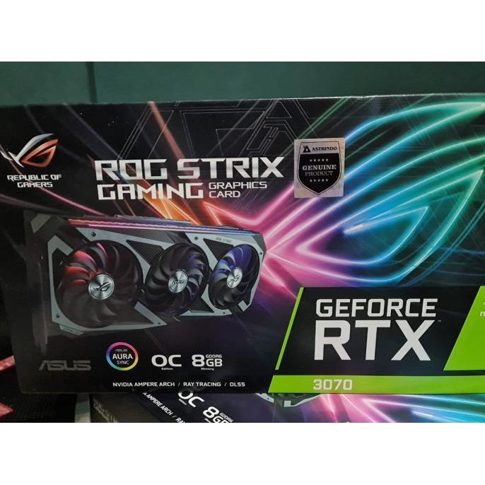 Nvdia Geforce Asus Rog Strix Gaming Rtx 3070 / Rtx3070 Oc 8Gb Gddr6 Terbaru