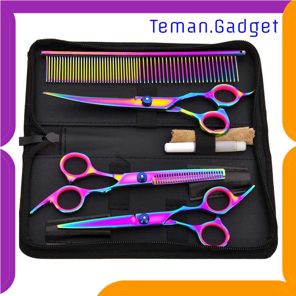 TG-DH Set Gunting Grooming Bulu Hewan Peliharaan - 62HRC