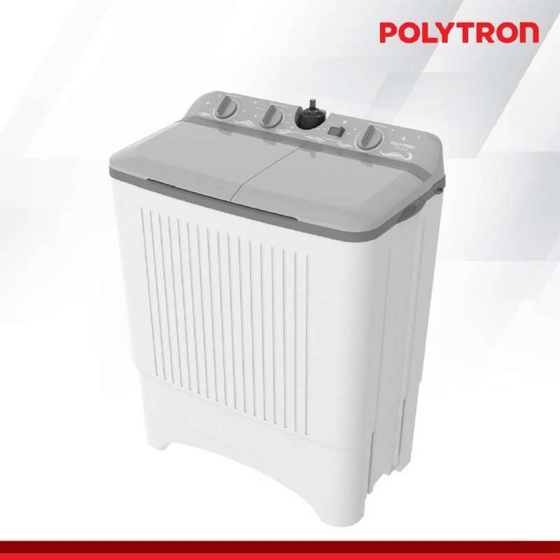 Polytron Mesin Cuci 2 Tabung 8 Kg PWM 8076Y PWM 8076Y Twin Tube GARANSI