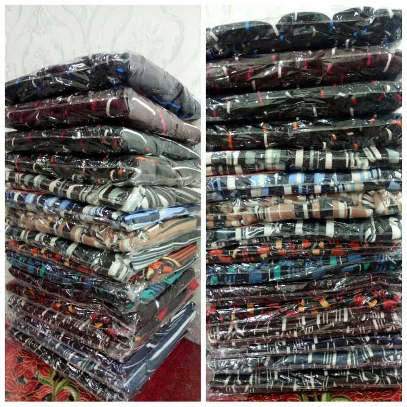 Celana Kulot Salur Pendek 7/8 - Waffle Crepe - ABG/Dewasa (BB 60-80 kg - Jumbo)