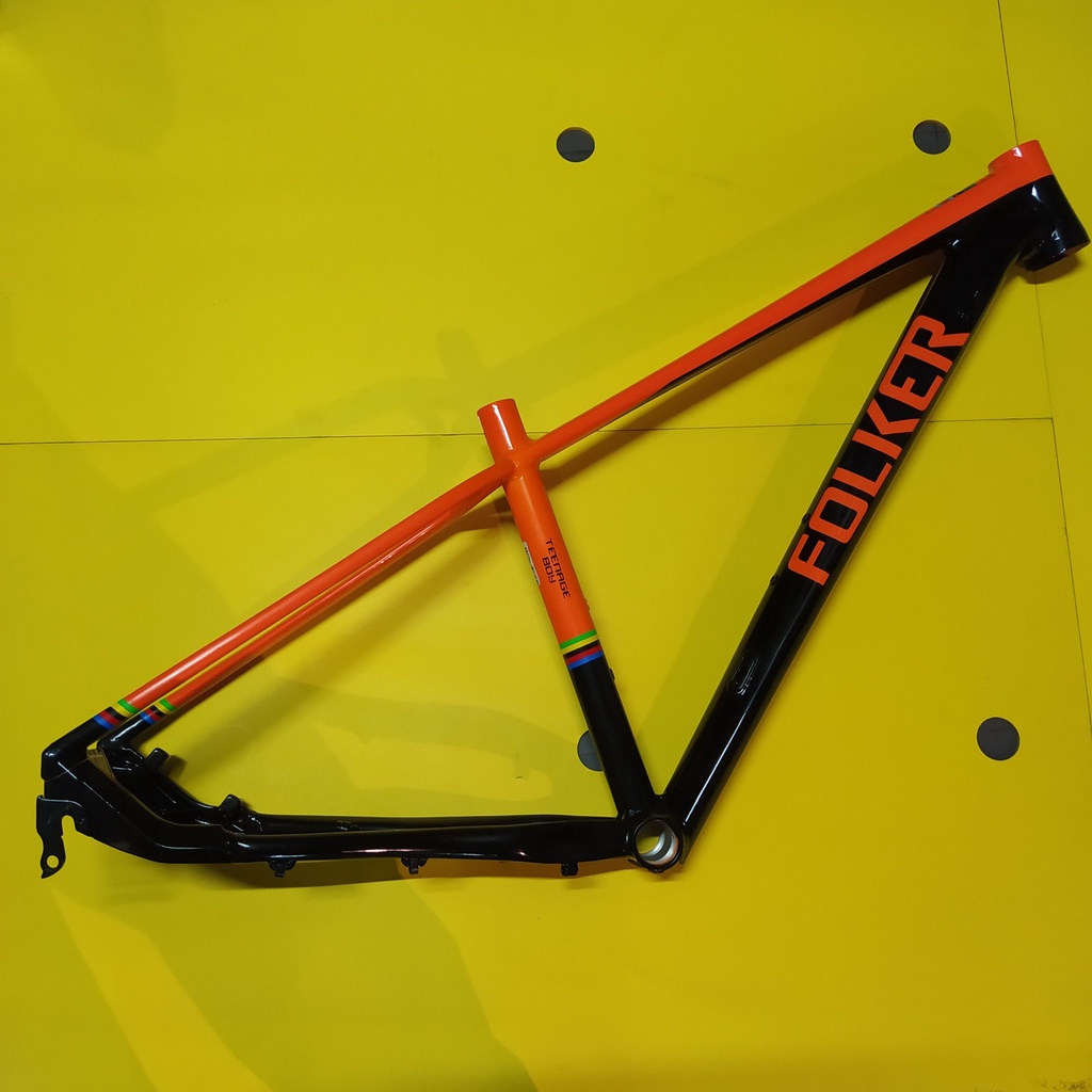 Frame sepeda MTB Folker Teenage boy 29 Orange Black not United Xtrada scott
