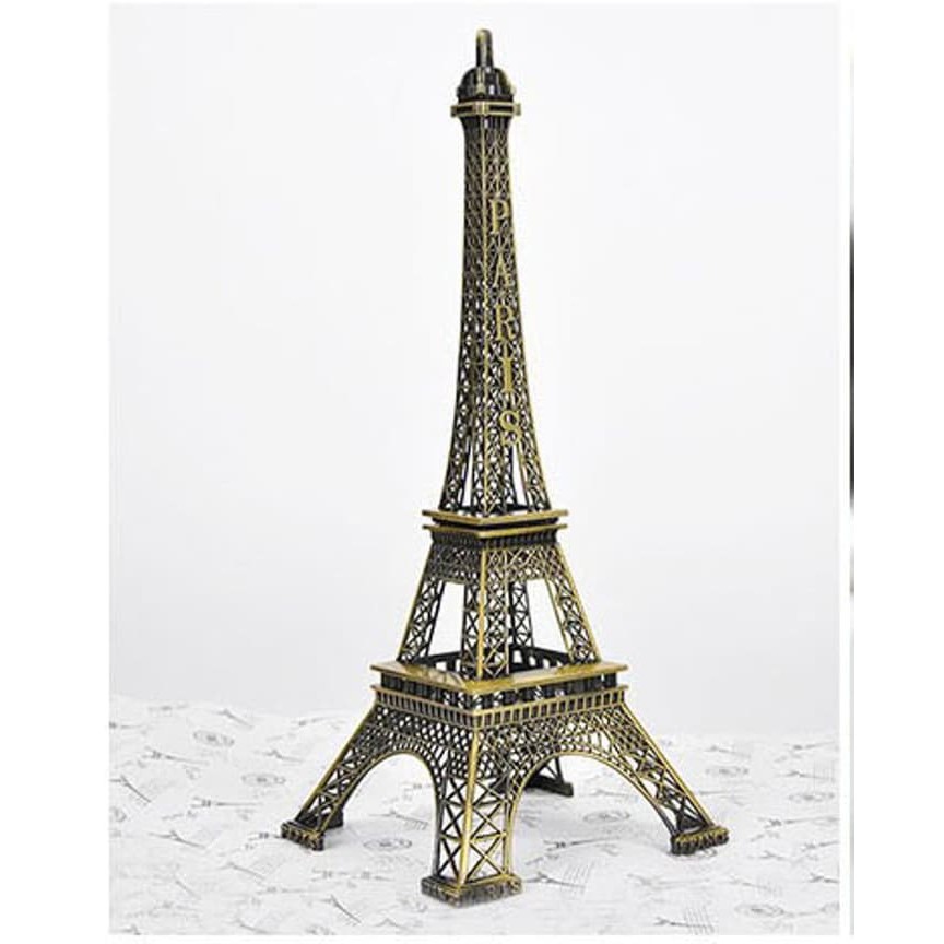 10 CM Eiffel tower Pajangan Miniatur eiffel Paris ( France / Prancis )